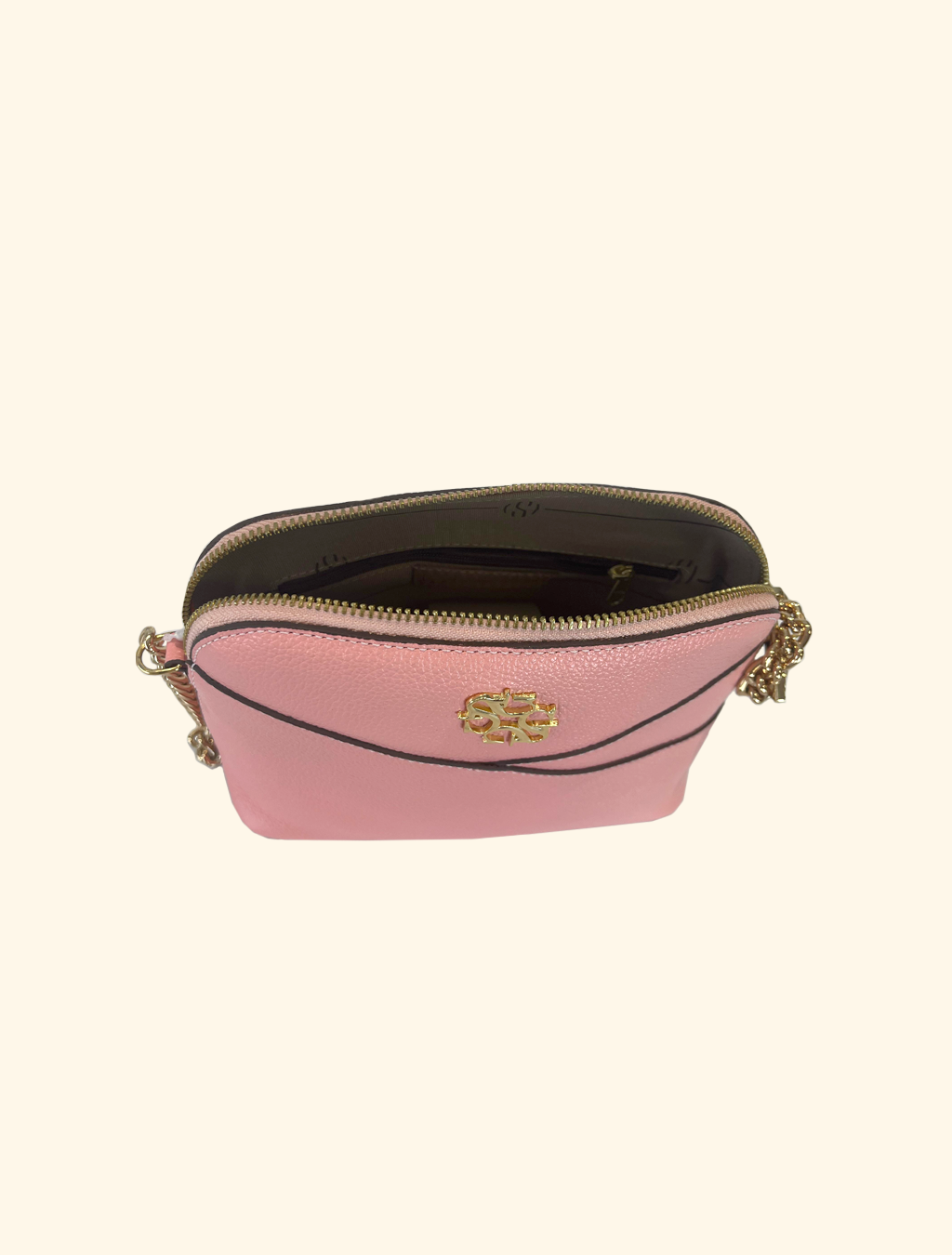 Bolsa de Couro Sagga Transversal Estruturada 521