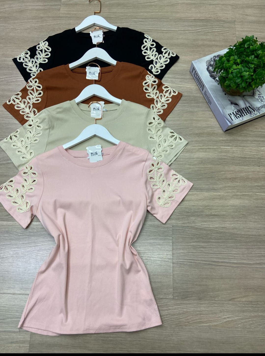 Blusa em Algodão e Malha